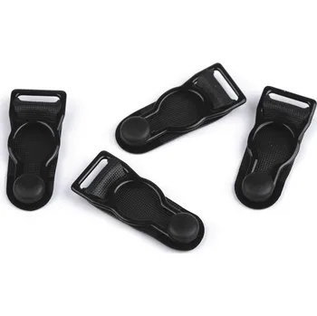 Velvety kovové - podvazkové zápínání šíře 10 mm Varianta: 3 černá, Balení: 12 ks