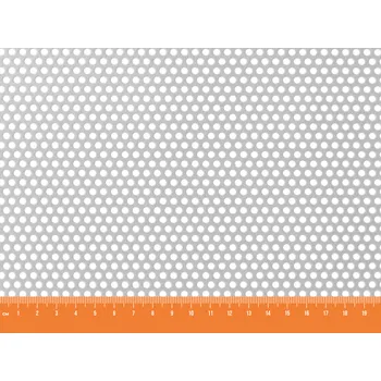 Plech Děrovaný plech pozinkovaný RV 3-5 - 1,25x2,5 m, tloušťka 1 mm