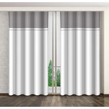 Závěs Dekorační hotový závěs se zavěšením na kolíčky 250 cm