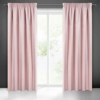 Závěs Růžový zatemňující závěs 140 x 270 cm