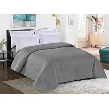 Přehoz na lůžko Prošívaný přehoz s motivem listí Šířka: 200 cm | Délka: 220 cm