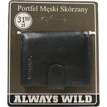 Peněženka 4U Cavaldi Pánská kožená peněženka Geodevertus černá One size