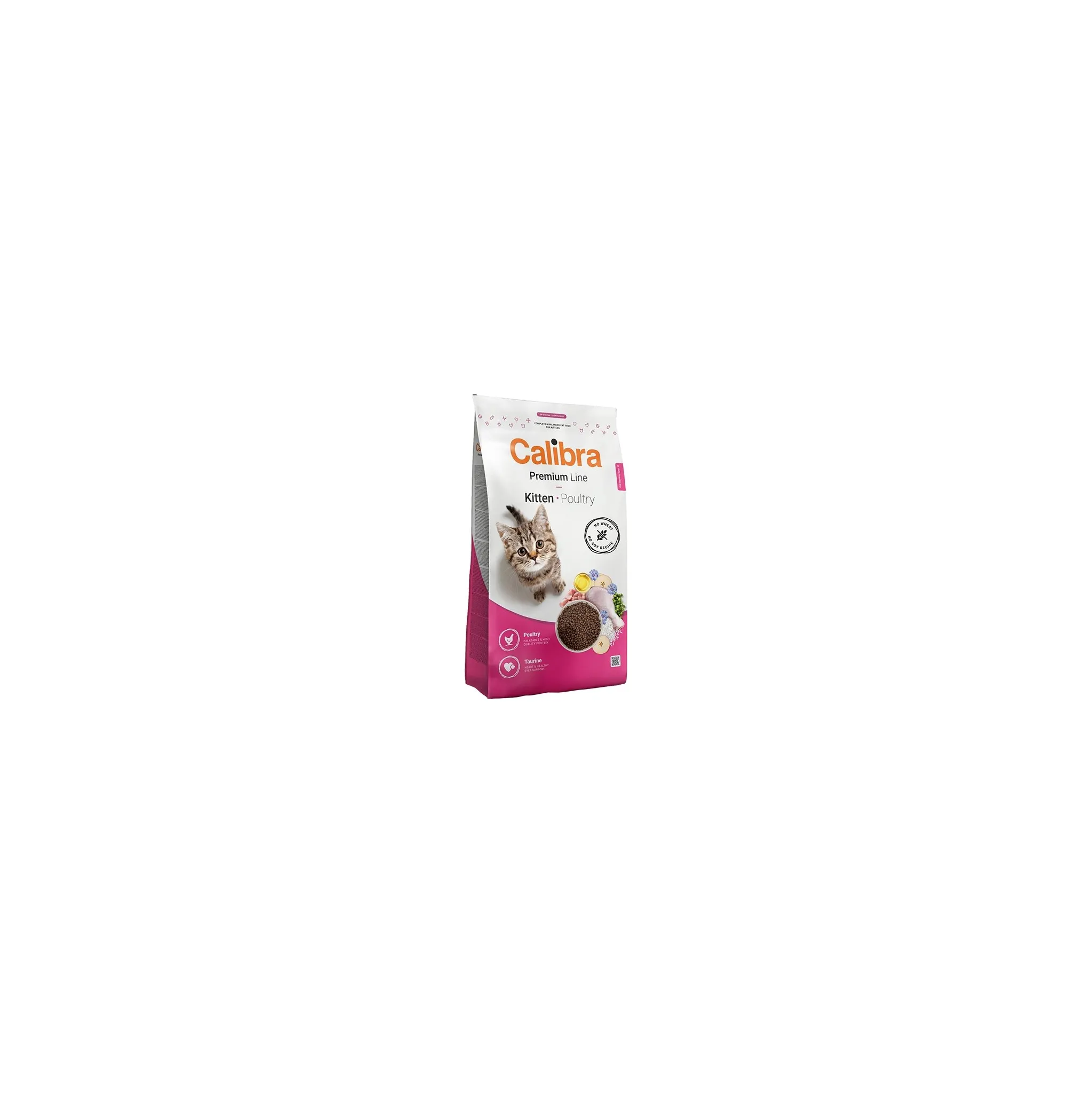 Fotografie 1 - Krmivo pro kočku Calibra Premium Line Kitten Poultry 2 kg