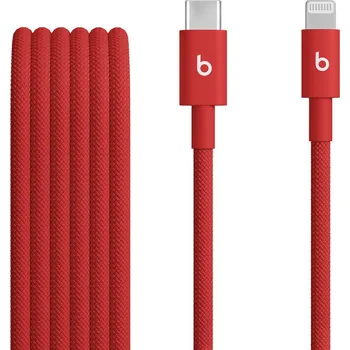 Počítač Beats USB-C/Lightning Woven Cable (1.5m)-Rapid Red