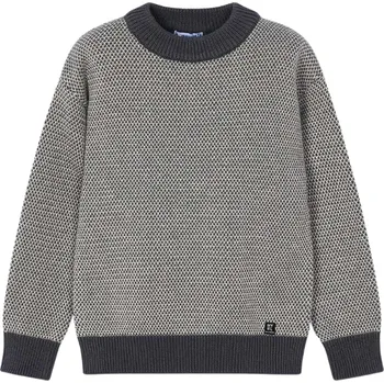 MAYORAL chlapecký svetr s texturou šedá vel. 110 cm