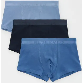 Chlapecké spodní prádlo Reserved - Sada 3 boxerek classic - modrá - 014ES-55X - 014ES-55X-XXL