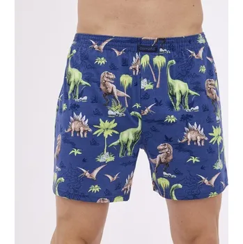 Pánské spodní prádlo Cornette bavlněné trenýrky 001/158 dinosauři