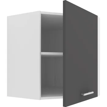 Kuchyňská skříňka VCM Horní rohová kuchyňská skříňka Esilo, 57 cm, antracit 478404