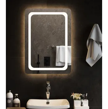 Zrcadlo vidaXL Koupelnové zrcadlo s LED osvětlením 50x70 cm [3154093]