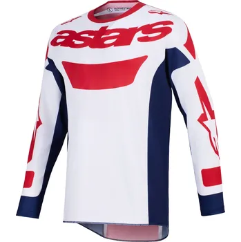 Sport Motokrosový dres Alpinestars Racer Riway bílo-modro-červený
