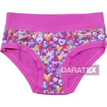 Dívčí spodní prádlo EMY bimba dívčí kalhotky B2882 tm. růžová