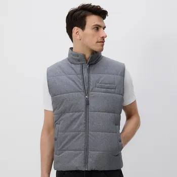 Pánská vesta Reserved - Prošívaná vesta - středně šedá - 7126H-85M - 7126H-85M-XL