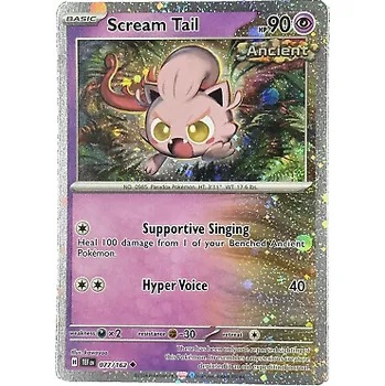 Sběratelská karetní hra The Pokémon Company Pokémon TCG: Scream Tail 077/162 COSMOS HOLO