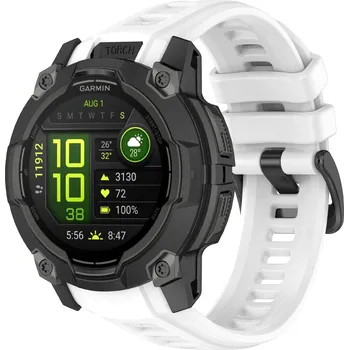 Příslušenství k chytrým hodinkám Silikonový řemínek pro Garmin Instinct 3 50mm Barva: Bílá