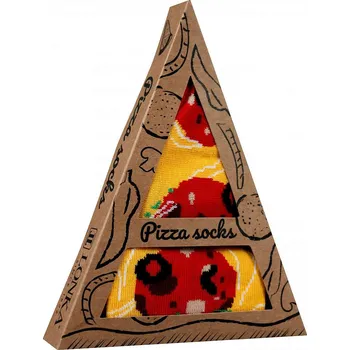 Pánské ponožky LONKA pizza ponožky pepperoni