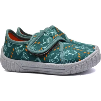 Chlapecké bačkory Chlapecké přezůvky SUPERFIT 1-000279-7050 stavební auta Velikost: 23