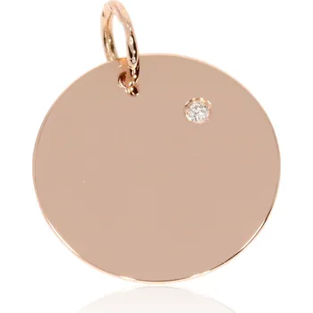 Přívěsek Zlatnictví Helios Medailon z růžového zlata s Diamantem