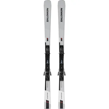 Sjezdové lyže Salomon E S/Max 12 + M12 GW F80 Silver Met./Black/White 25/26 Šedá 180 Online servis za 1Kč!
