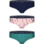 Dámské kalhotky hipster John Frank 3 pack vlajky