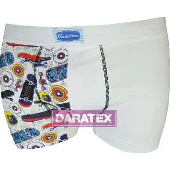 Pánské spodní prádlo Gasolino chlapecké boxerky 3216 bianco