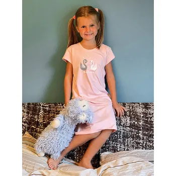 Dámská noční košile Cornette dívčí noční košile 548 Swan