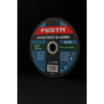 Brusný kotouč Kotouč řezný FESTA na kámen 180x2.5x22.2mm