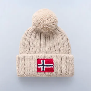 Čepice Dětské Zimní čepice NAPAPIJRI K SEMIURY 6 NP0A4GMHN1J1 – Béžová