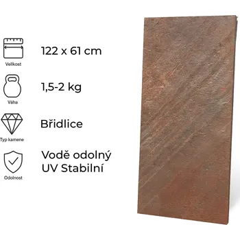 Obklad Windu Shine Cooper 1220x610 mm 0,74 m2