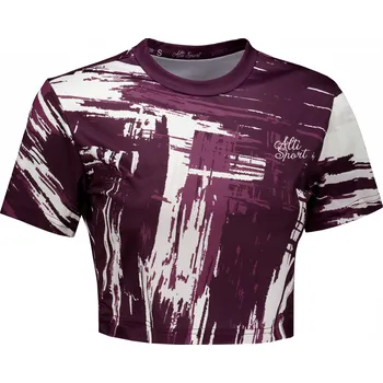 Dámské tričko Dámský crop top premium ALTISPORT VOJ/ALW010TR07 FIALOVÁ FIALOVÁ S