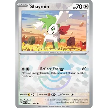 Karetní hra The Pokémon Company Pokémon TCG: Shaymin 087/131 Pokéball Reverse