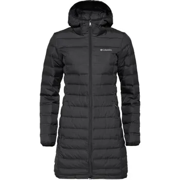 Dámská zimní bunda Columbia LAKE 22 II DOWN LONG HOODED JACKET L Černá, Bílá