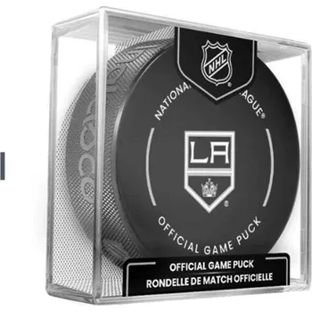 Puk Fanouškovský hokejový puk INGLASCO LOS ANGELES KINGS OFFICIAL GAME PUCK UNI Černá, Bílá