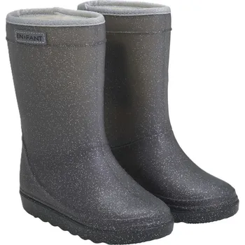 Dívčí holínky EN FANT Dětské termo holínky Glitter Ebony Velikost (od výrobce): 23