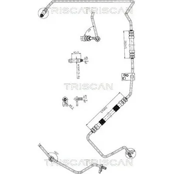 Hydraulická hadice, řízení TRISCAN (851628010)