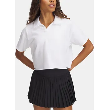 Dámské tričko Under Armour UA Icon Terry Polo 1389639-100 Bílá LG