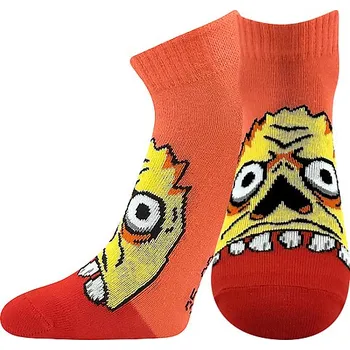 BOMA dívčí ponožky Zombik oranžová
