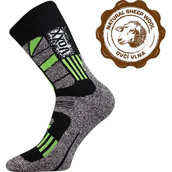 Dámské oblečení VoXX dámské vlněné ponožky Traction zelená