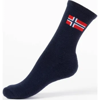 Dámské ponožky Hřejivé ponožky z merino froté s norským motivem GULLFJELL SAFA Velikost: 36-40