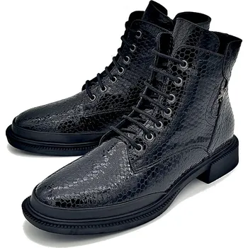 Dámská zdravotní obuv Dámská kotníková obuv Iberius Guero G395-98 černá lak Barva: černá/kroko, Velikost: 38