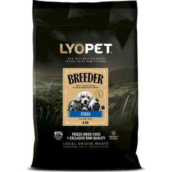 Krmivo pro psa LYOPET Breeder Dog Adult Fish Balení: 3x4kg