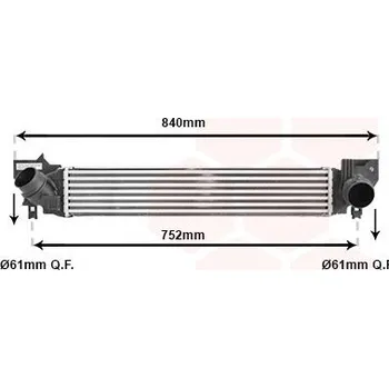 Motor automobilu Chladič turba VAN WEZEL 06014700