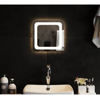 Zrcadlo vidaXL Koupelnové zrcadlo s LED osvětlením 30x30 cm [151775]
