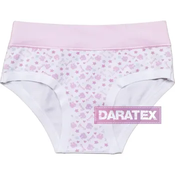 Dívčí spodní prádlo ALVADA italské dívčí kalhotky B9504 bílá