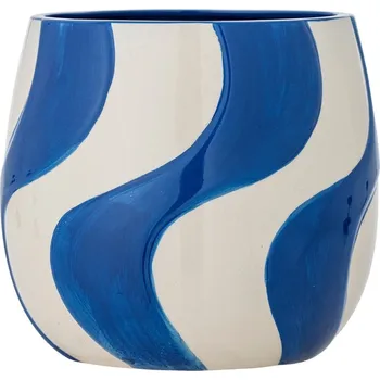 Květináč Kameninový ručně malovaný obal na květináč ø 20,5 cm Romy – Bloomingville ID_1813396