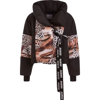 Dámská bunda Dámská Prošívaná bunda GUESS CLAUDIA PRINTED PUFFER JACKET V3RL00WF3V0-P15E – Multicolor M