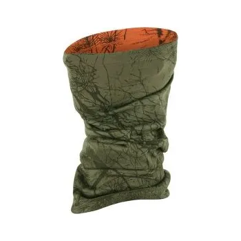 Šátek Fjällräven Lappland Neck Gaiter Green Camo-Orange Multi Camo zelená