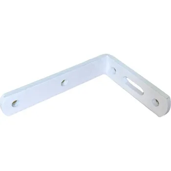 Držák na polici Policová konzola L - zesílená - 70 x 200 mm, nosnost 30 kg, bílá