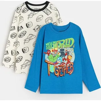 Chlapecké tričko Sinsay - 2 balení triček s dlouhým rukávem Avengers - vícebarevná - 209FC-MLC - 209FC-MLC-98
