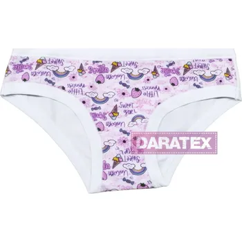 Dívčí spodní prádlo EMY bimba dívčí kalhotky B2884 bílá