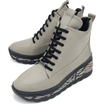 Dámská móda Dámská kotníková obuv Iberius Guero P075-KS01 šedobéžová Barva: šedobéžová, Velikost: 39